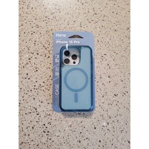iHome Velo Blue iPhone 15 Pro Magsafe Compatible Protective Cellphone Case
